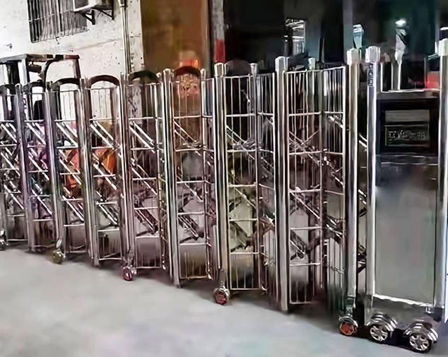 Stainless Steel Telescopic Doors