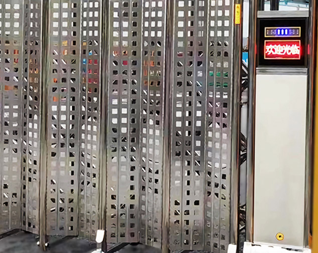 Stainless Steel Telescopic Doors