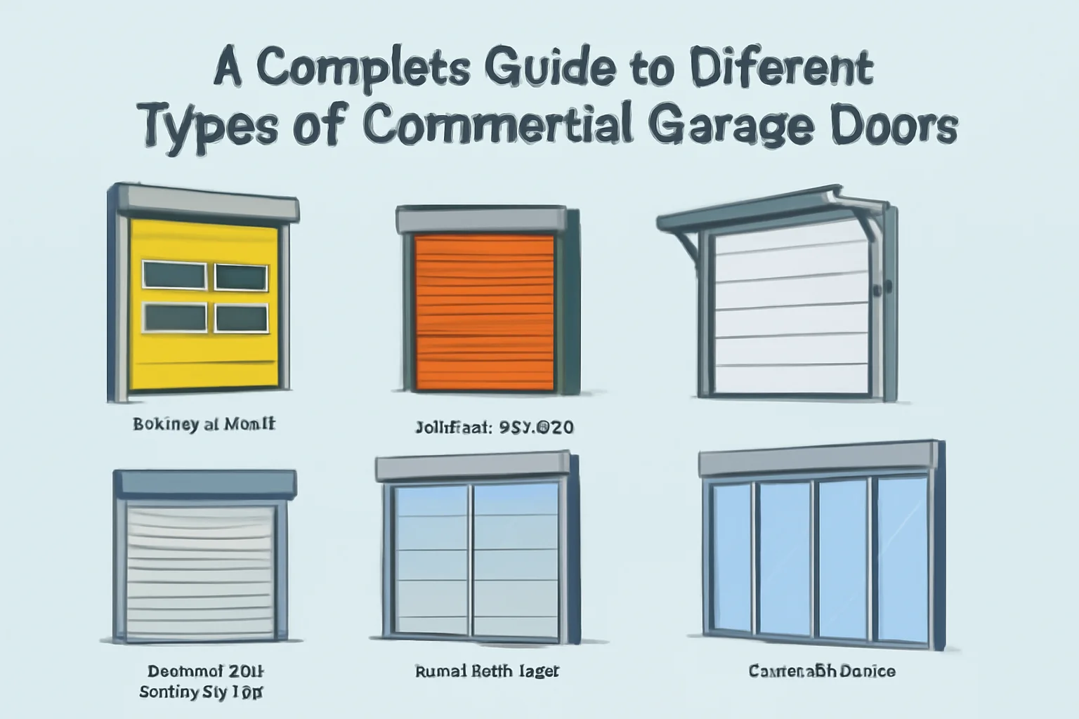 A Complete Guide to Different Types of Commercial Garage Doors A Complete Guide to Different Types of Commercial Garage Doors