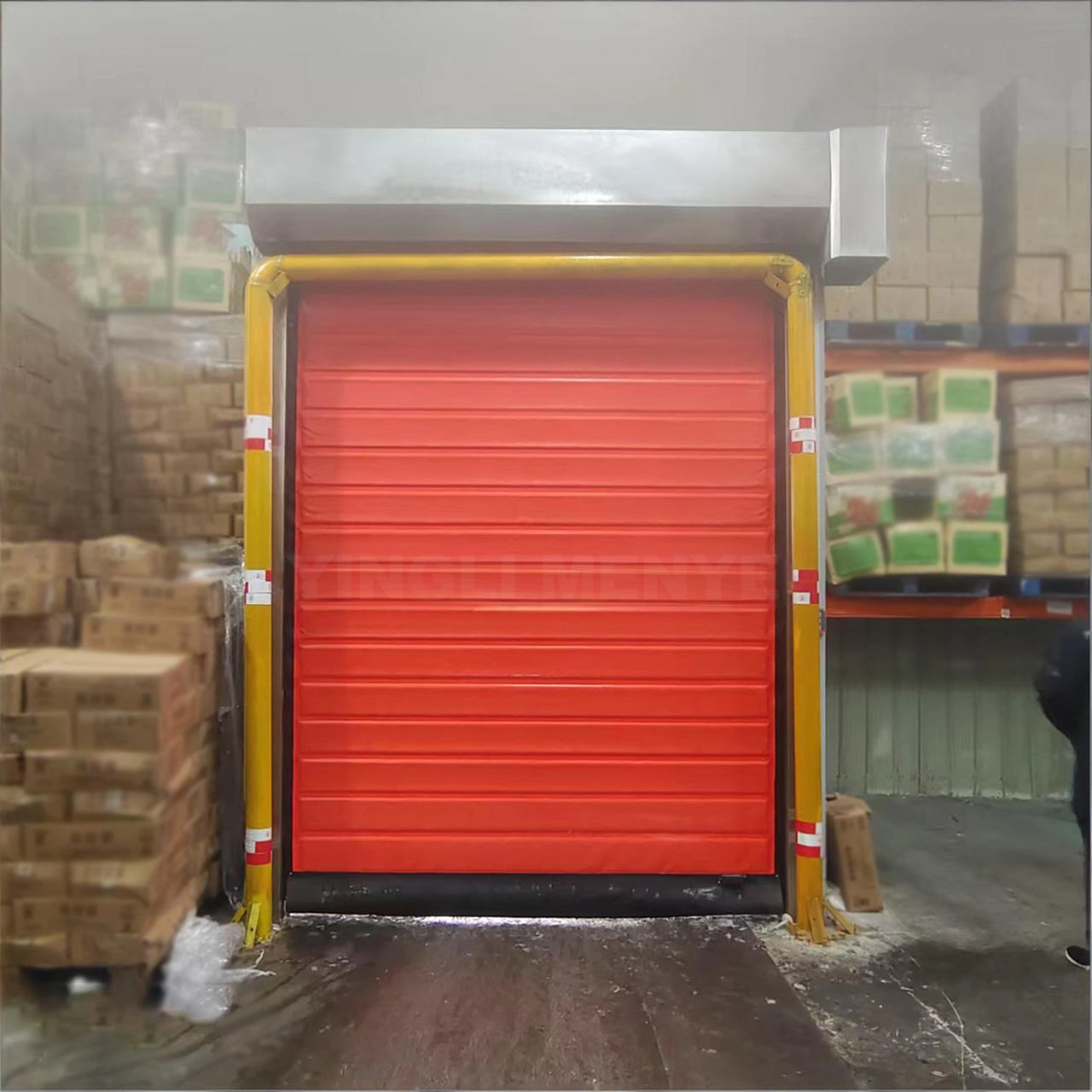 Rapid-Seal PVC Insulation Double Layer Door For Cold Room