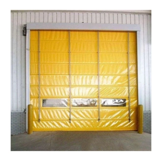 Space-Saving High-Speed Doors: Flexible PVC Fold-Up Design for Efficient Indoor/Outdoor Flow