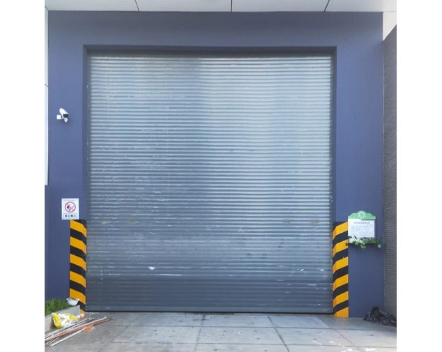 Electric Rolling Security Gate – Stainless Steel, Windproof & Galvanized Elbow Grille