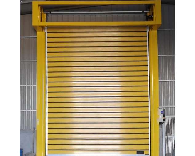 Low Noise Aluminum Roller Shutter Door – Stainless Steel Outdoor Security Gate for House Entry