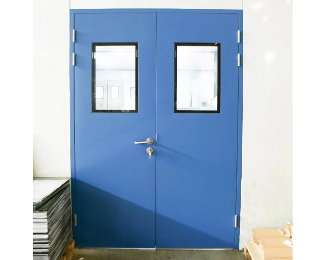 High Quality Modern Medical Operating Room Interior Stainless Steel Door Clean Hospital Door