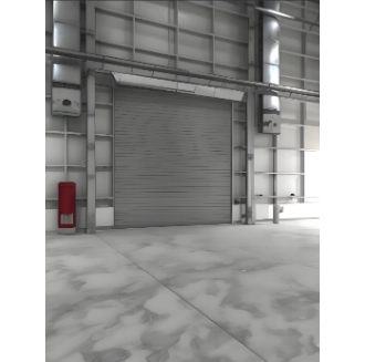 High-strength color steel manual roller shutter door: A safe and reliable choice for industrial warehouses.