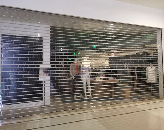 Crystal Electric Roller Shutter Door For Fashion Store