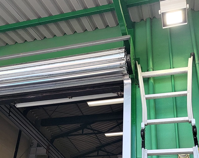 Color Steel Painted Electric Durable Rolling Door