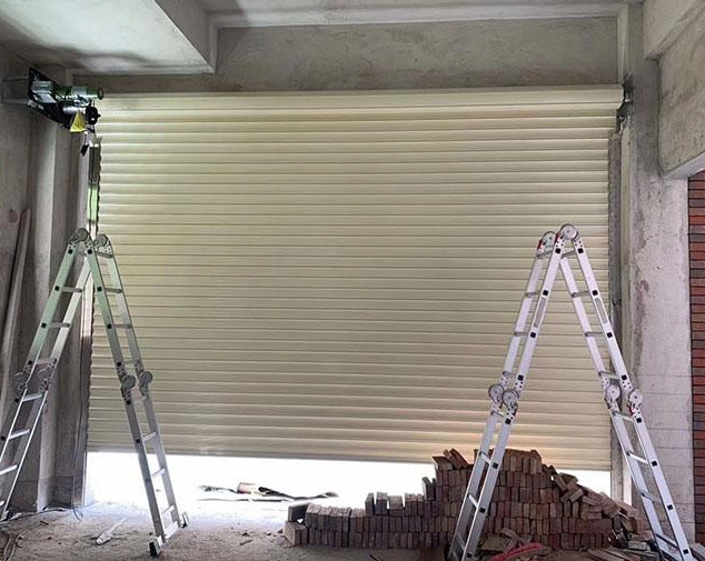 Color Steel Painted Electric Durable Rolling Door