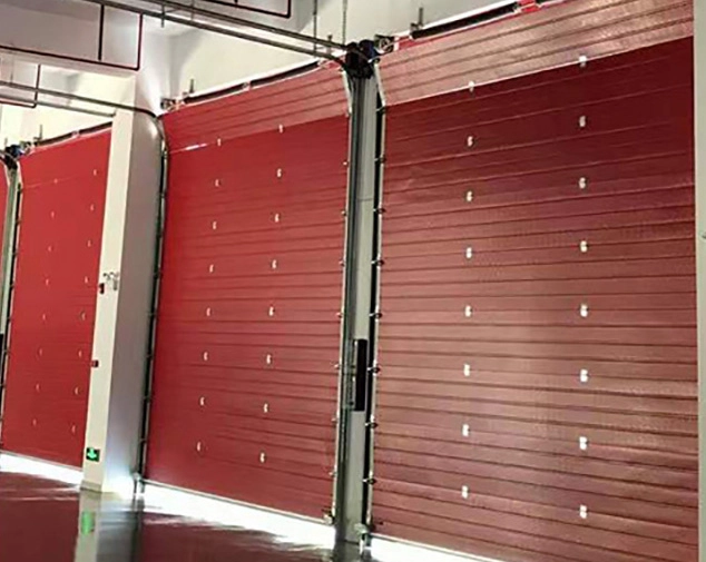Electrically Operated Sectional Overhead Door