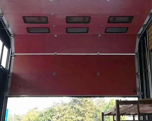 Electrically Operated Sectional Overhead Door