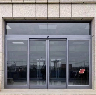 Automatic Sensor Tempered Glass Sliding Door for Store