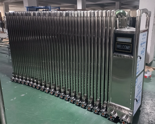 Security Retractable Sliding Automatic Main Gate