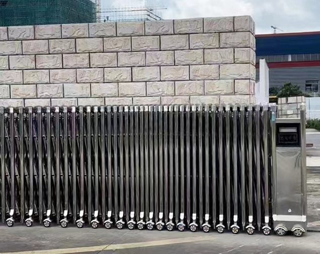 Security Retractable Sliding Automatic Main Gate