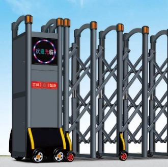 Automatic Retractable Safety Gate Portable Barrier for School Area