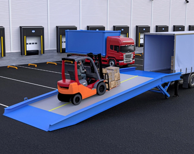 Container Loading Dock Ramp Dock Leveler Mobile Dock Leveler