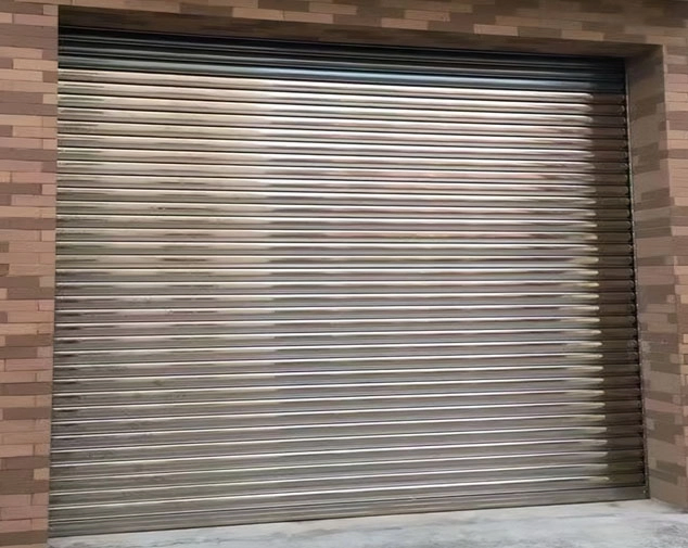 Automatic stainless steel security shutter door