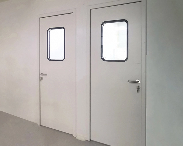 Hospital cleanroom door