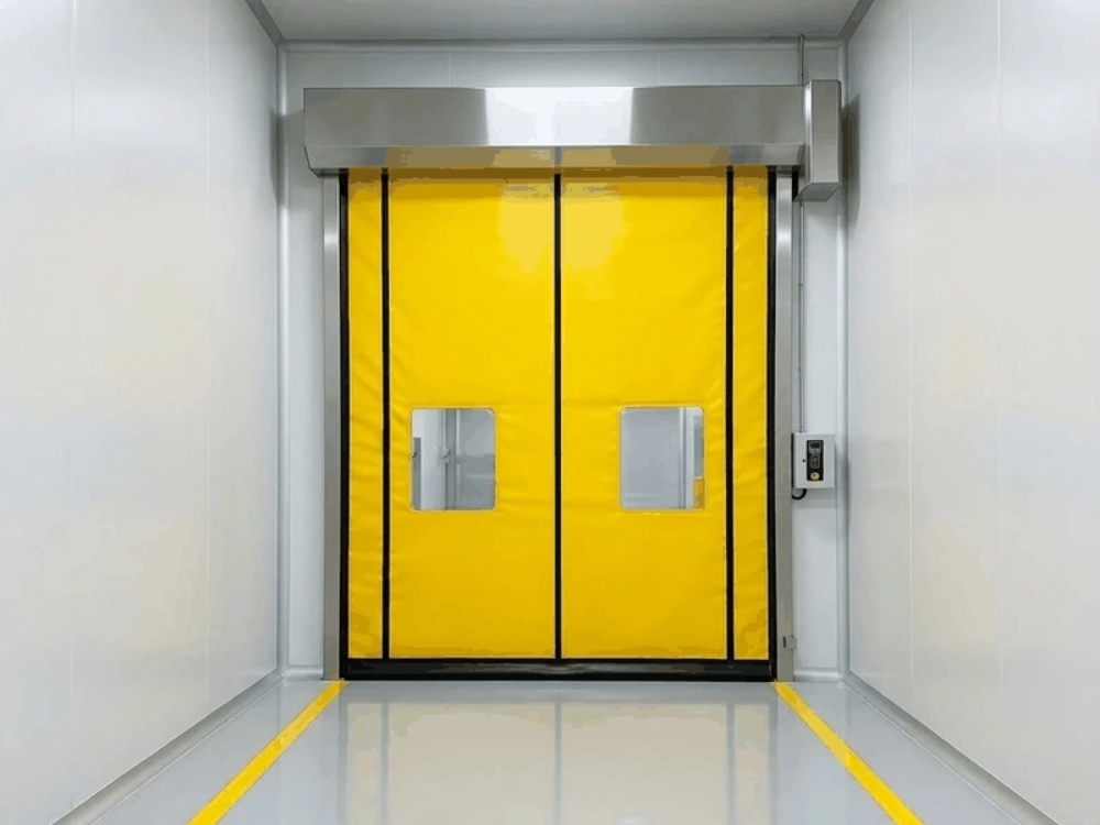 Airtight Zipper Roller Door