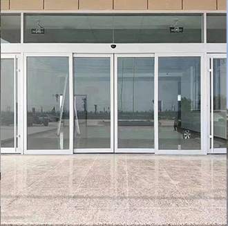 Automatic sliding glass door range