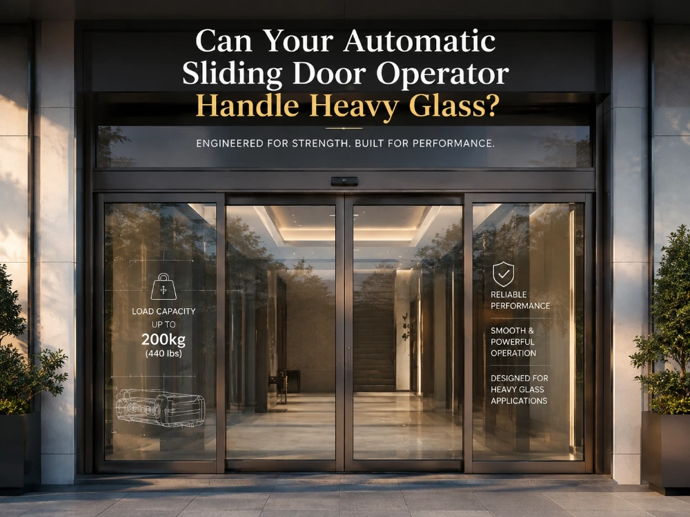 Can Your Automatic Sliding Door Operator Handle Heavy Glass