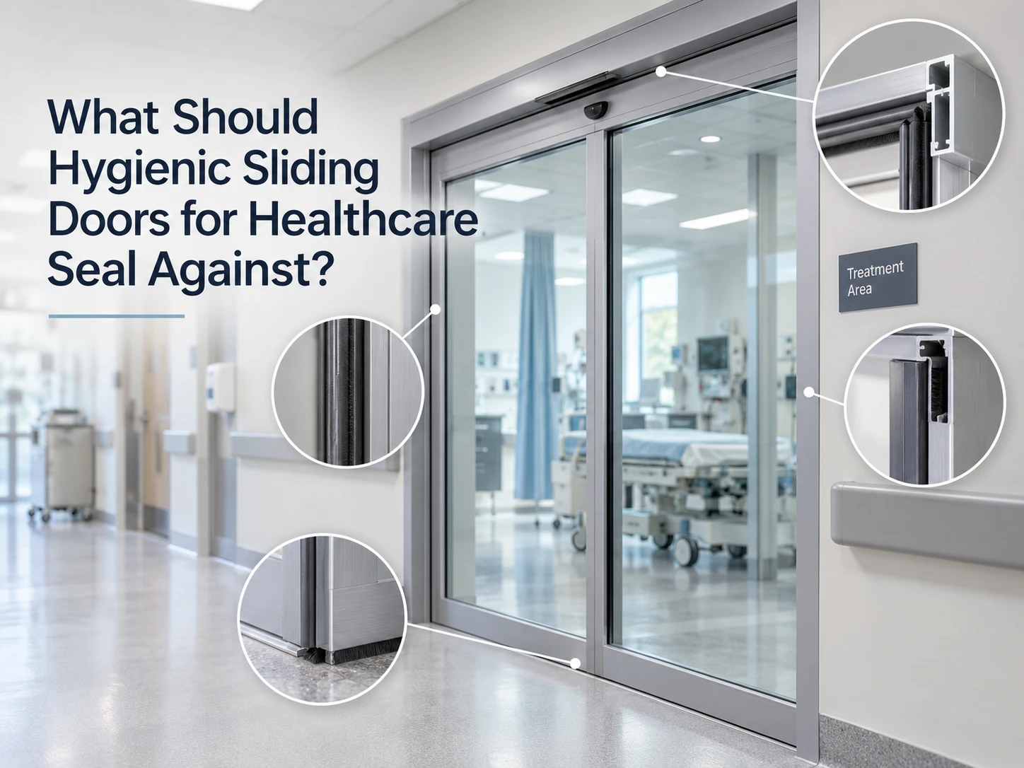 What Should Hygienic Sliding Doors for Healthcare Seal Against?