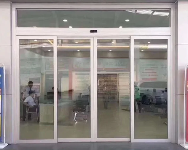 sensor sliding glass door